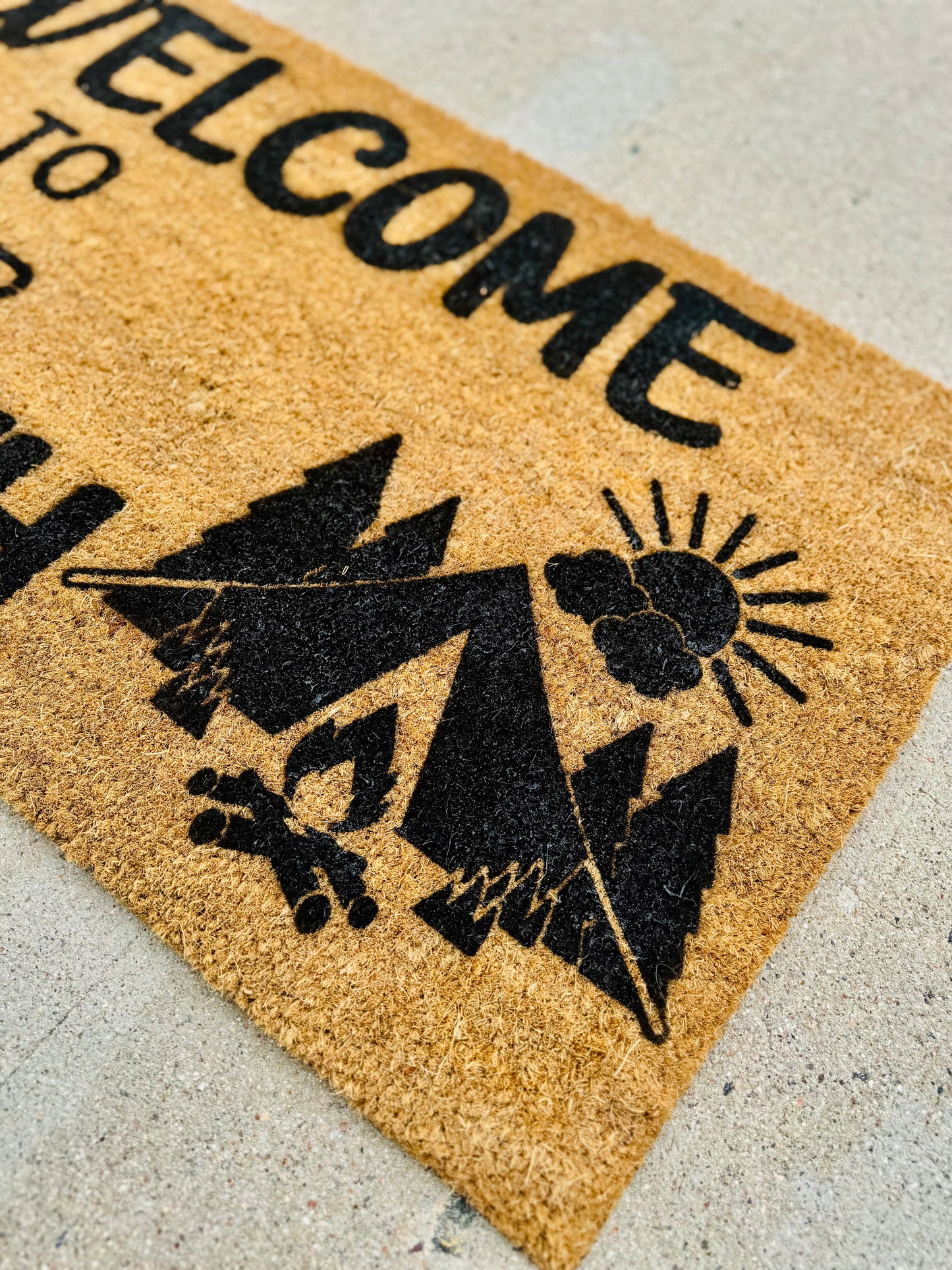 Welcome To Our Booth 18x30 Doormat