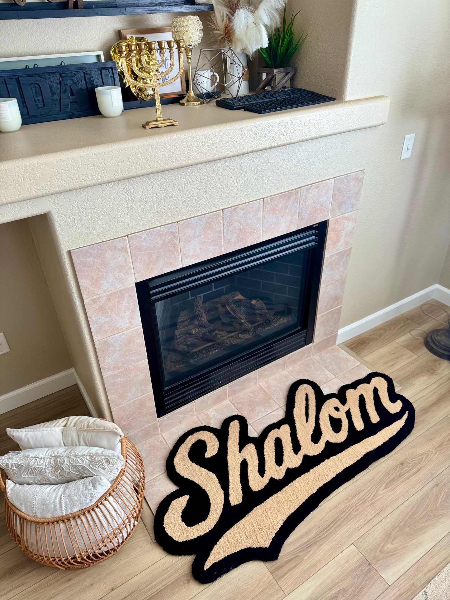 Shalom Statement Indoor Rug
